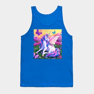 Unicorn and Butterflies Tank Top